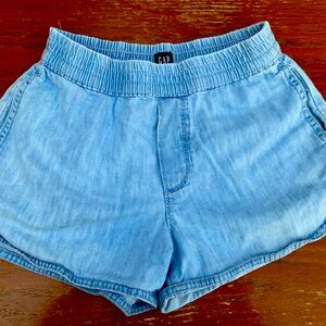 Gap girls shorts denim jean shorts med